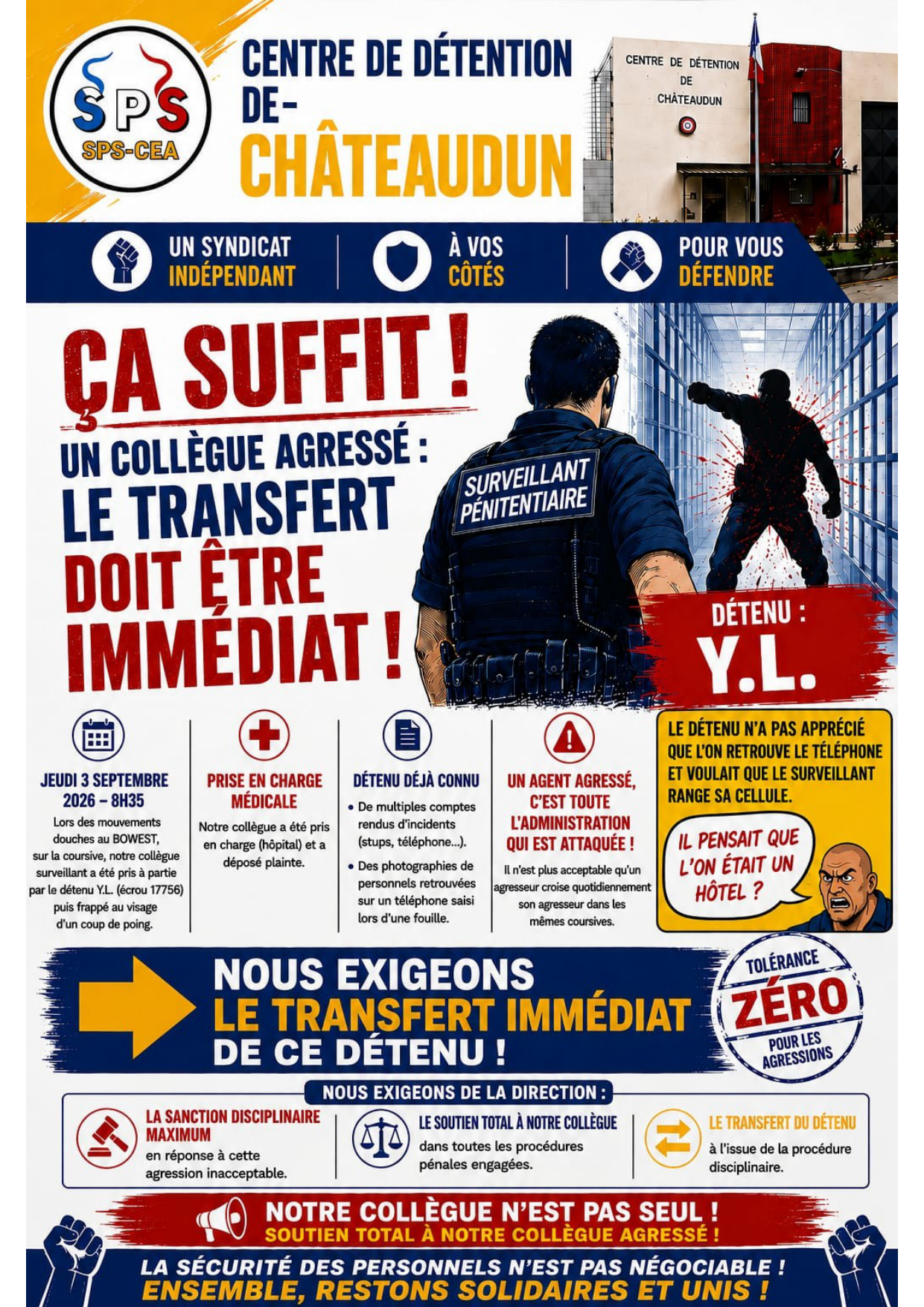 CD de Châteaudun : Ça suffit