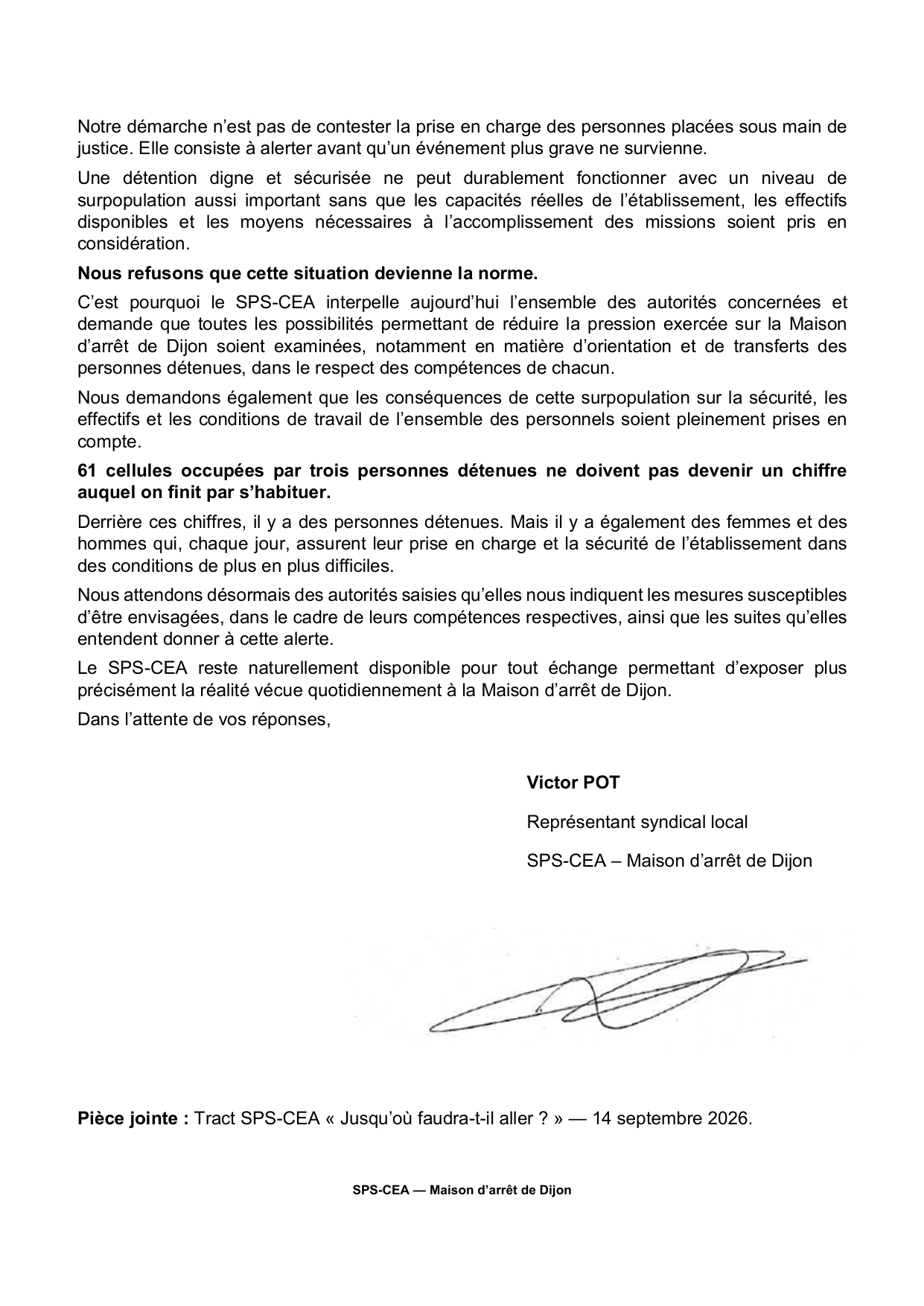 MA Dijon : Lettre ouverte