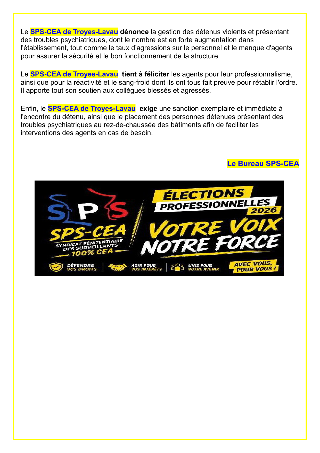 CP de Troyes-Lavau : Différence entre UHSA et