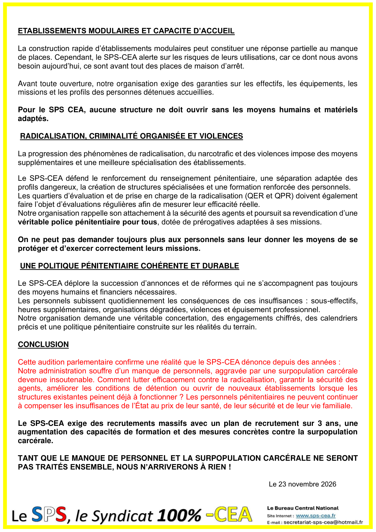 Audition avis budgétaire AP