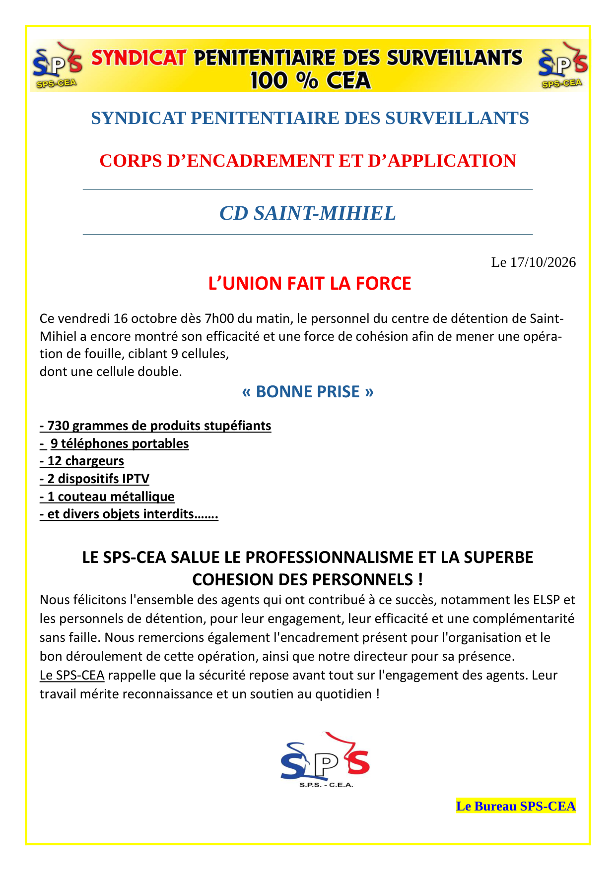CD de Saint-Mihiel : L’union fait la force
