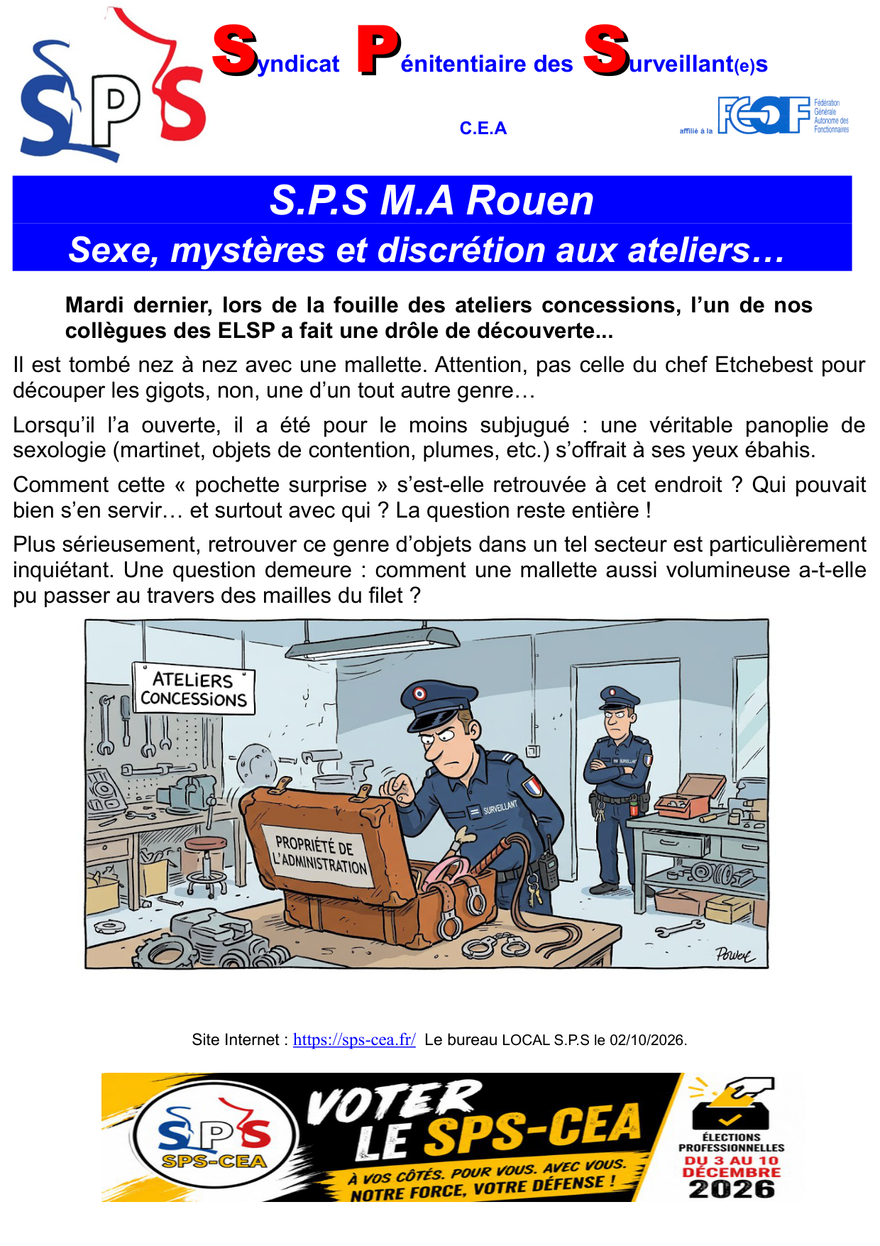 MA Rouen : Sexe, mystères et discrétion aux ateliers…